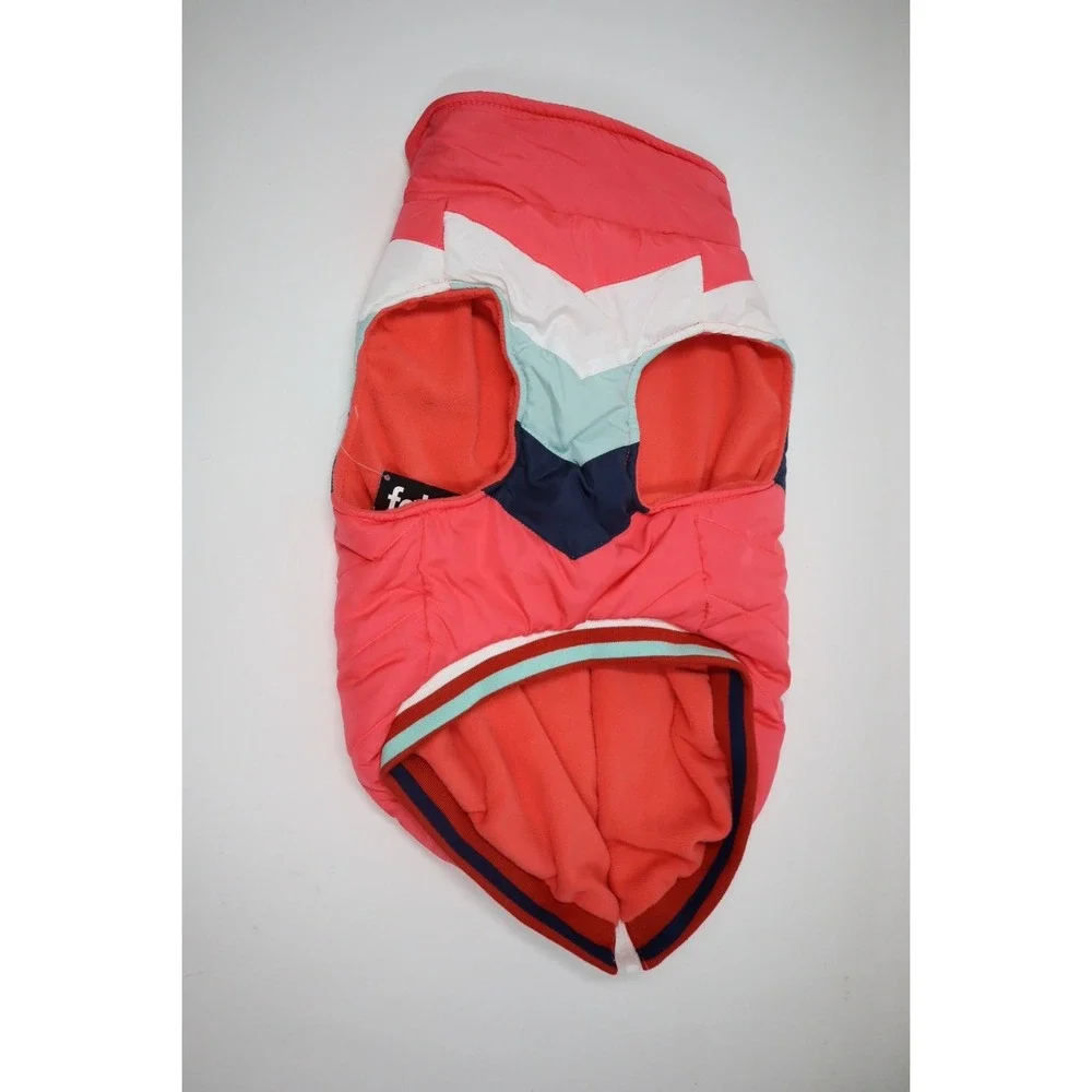 Fabdog‎ Chevron Dog Puffer Jacket - Melon - Size 18